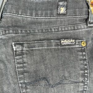 7 Seven for all mankind denim pants Jeans Kids Teen Black Denim Skinny 12